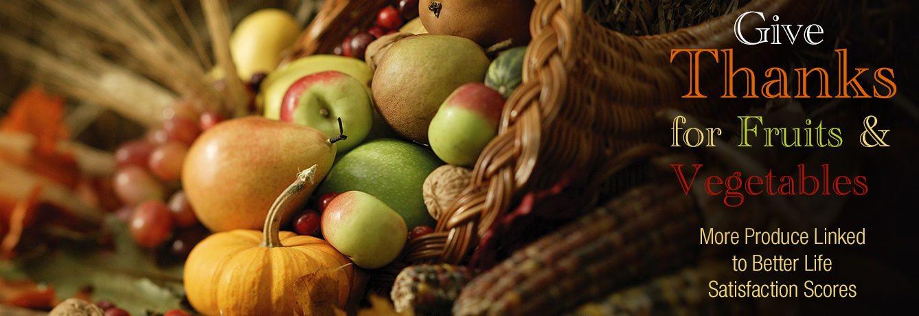 Give Thanks for Fruits and Vegetables