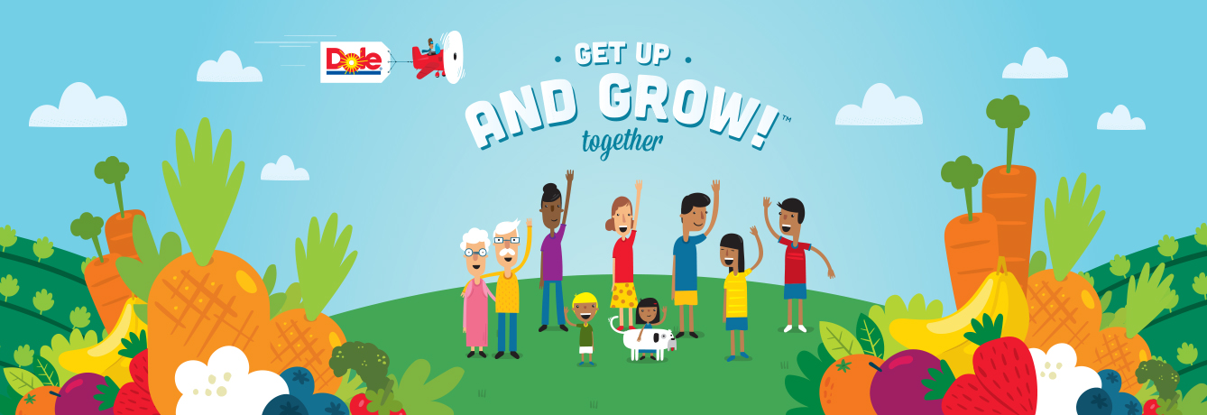 Introducing the Dole Get Up and Grow!™ Together Tour