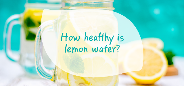 How healthy is lemon water?