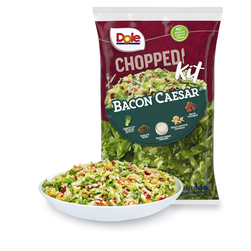 Chopped Bacon Caesar Salad Kit