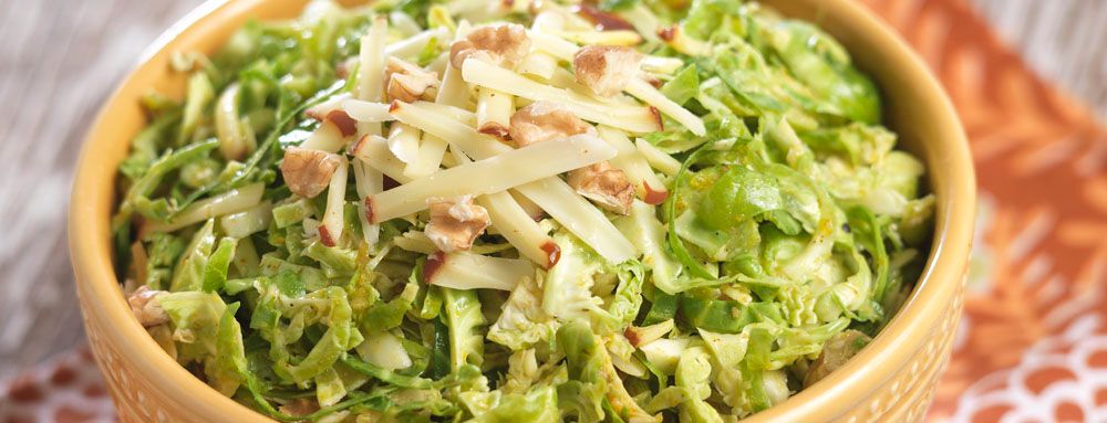 Curried Brussels Sprout Slaw