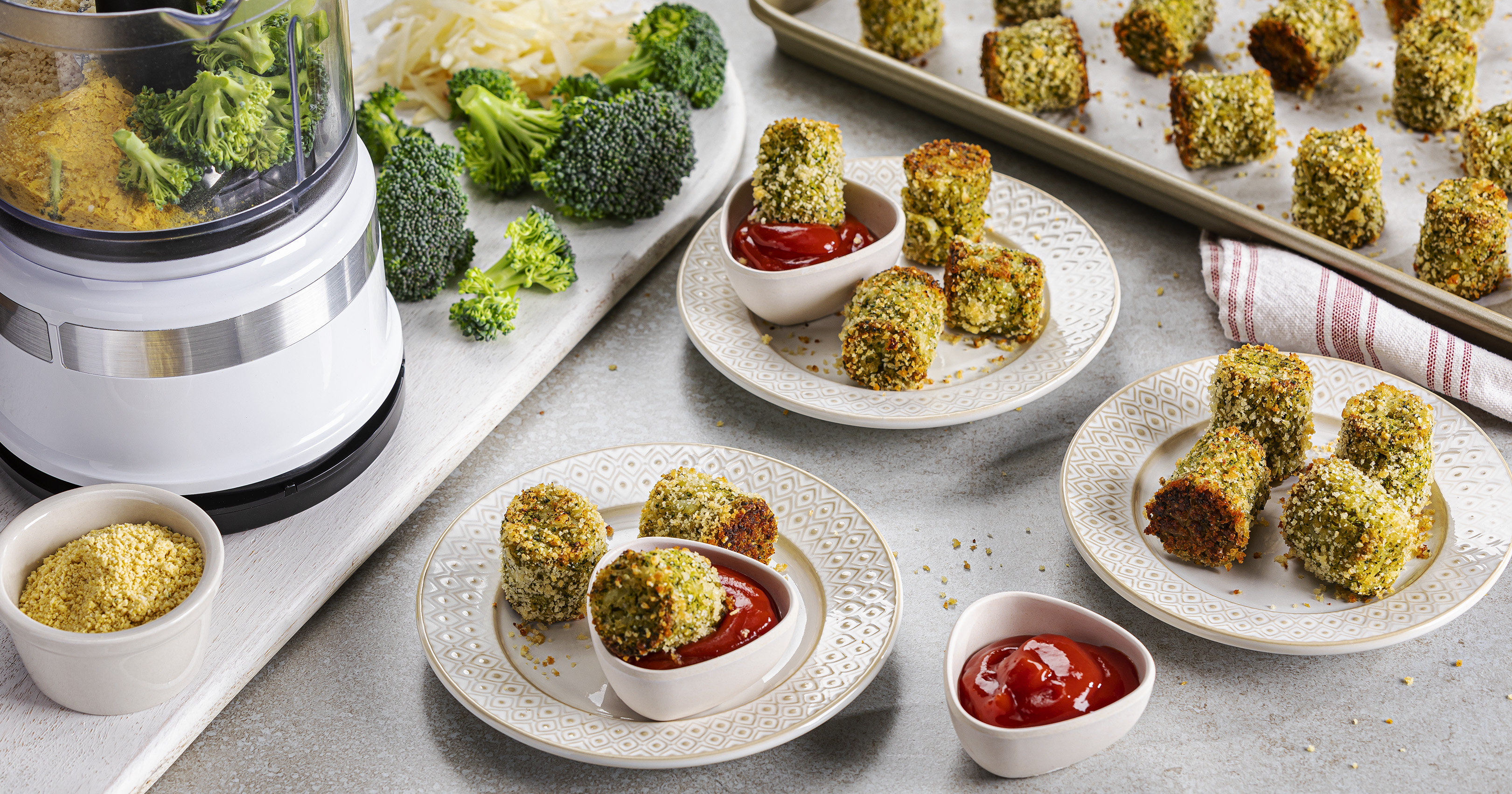 Baked Broccoli Cheese Tots
