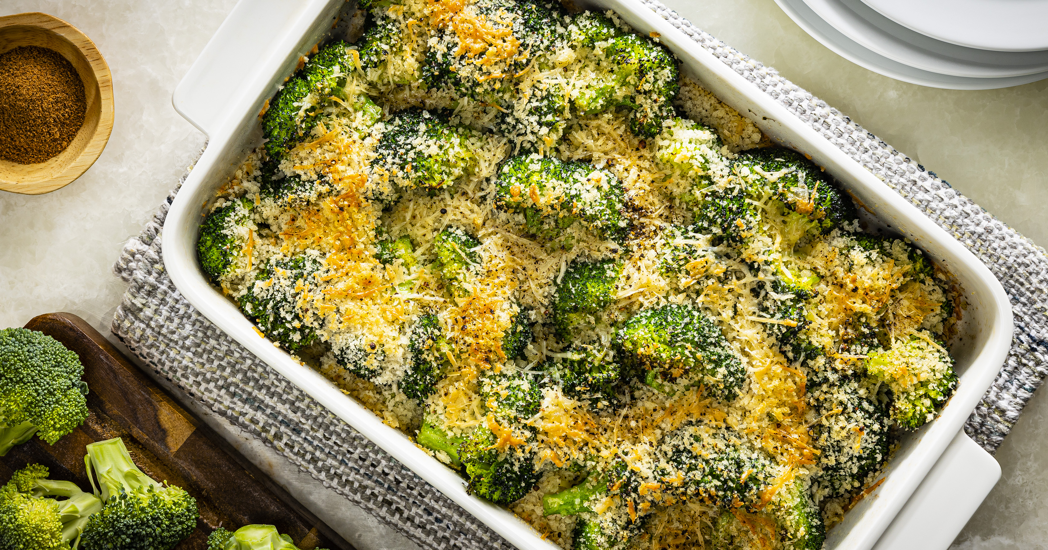 Broccoli and Parmesan Gratin