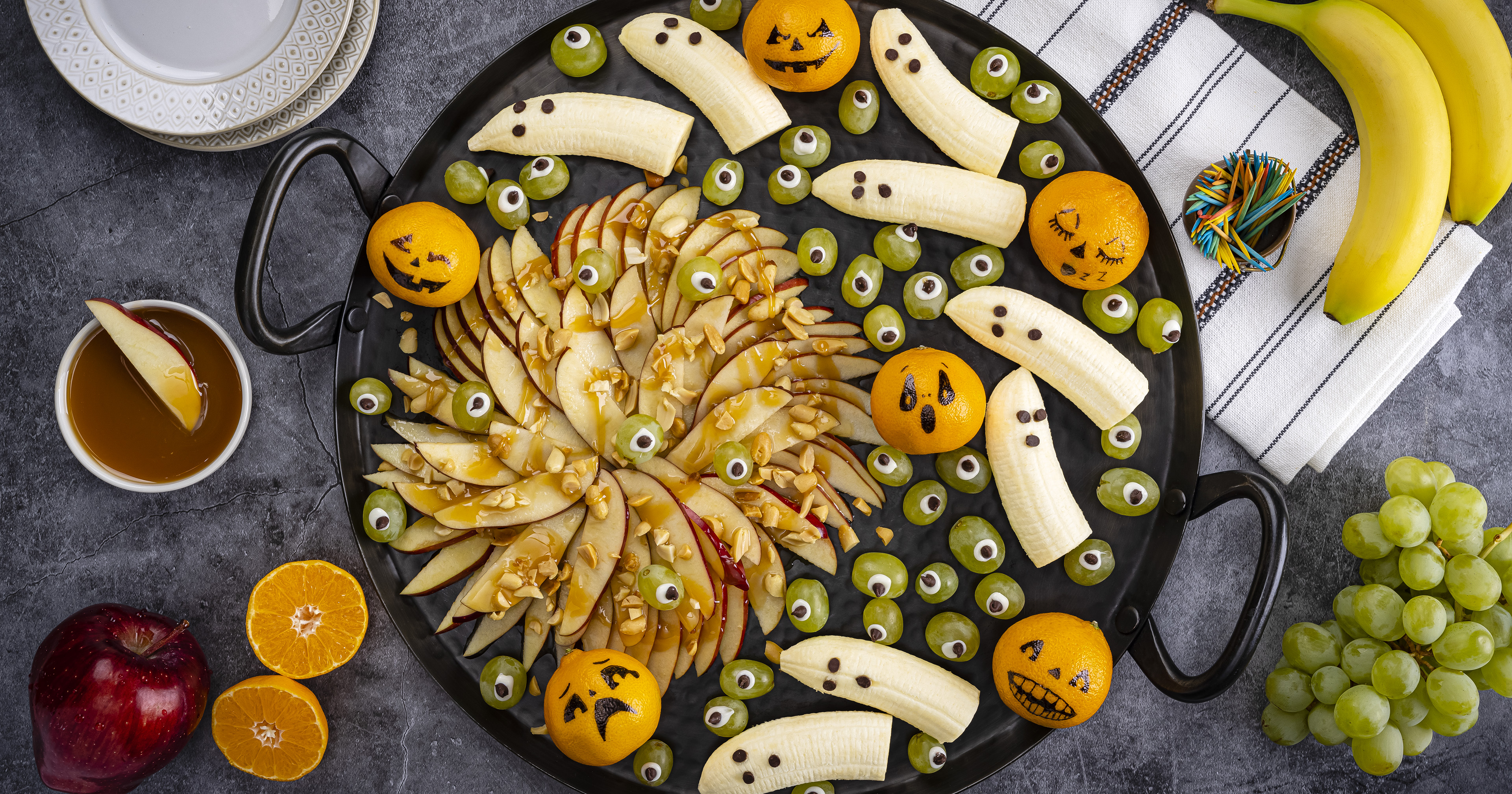 Spooky Halloween Fruit Platter