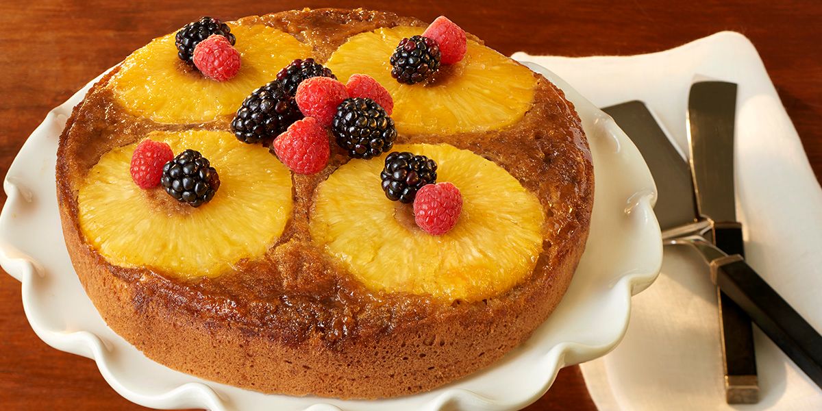 Fresh Pineapple Upside-Down Cake