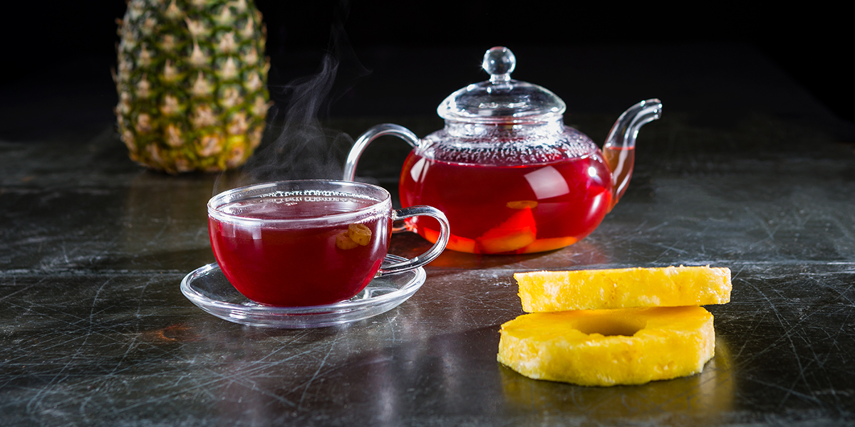 Pineapple, Basil & Hibiscus Hot Tea
