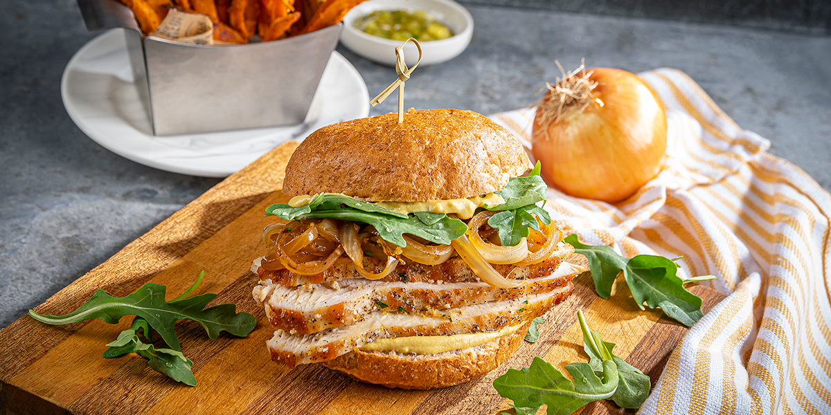 French Onion Turkey Bistro Sandwich